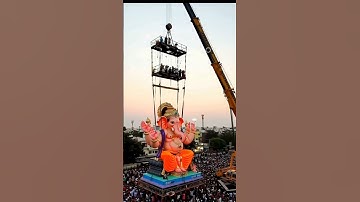 गणेश जी का_शुभ_विसर्जन🙏🚩 #ganesh #ganpati #ganesha #ganpatibappa #ganeshchaturthi #ganpatibappamorya