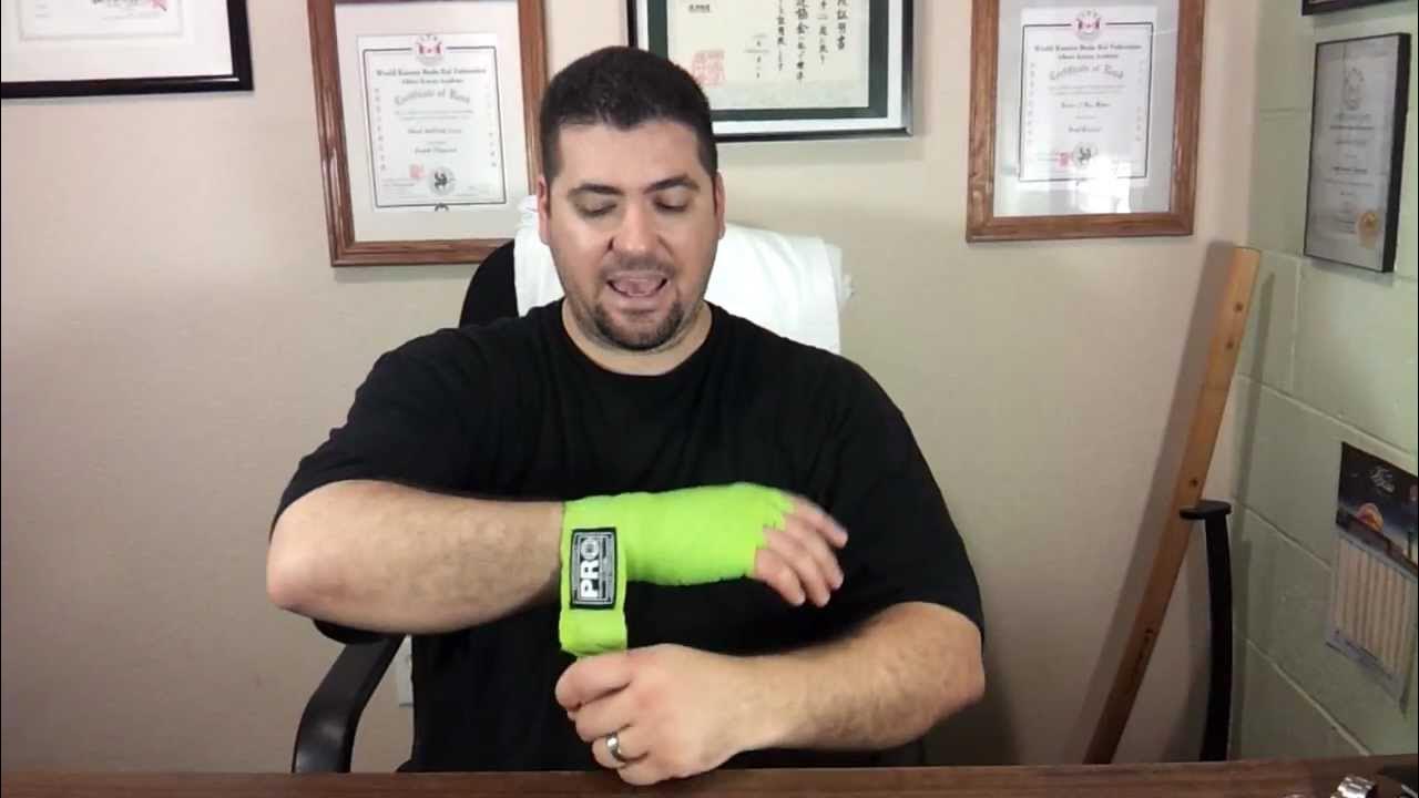 How to wrap your wrist/hand with Mexican style wraps for Boxing