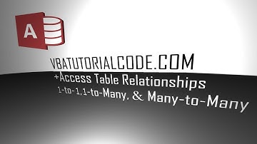 Access Table Relationships: 1-to-1, 1-to-Many, Many-to-Many