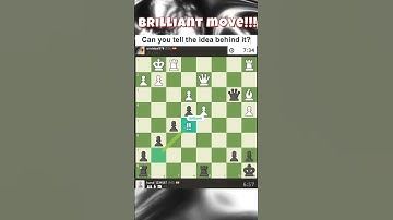 The BRILLIANT Bishop Sacrifice! 🤯|Chess#brilliantmove #chess #chessgame #chesstactics #magnuscarlsen