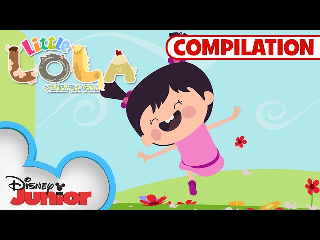 Learn About Farm Animals With Little Lola! | Little Lola Visits the Farm | @disneyjunior class=