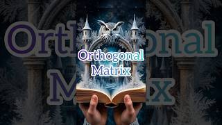 MA25C02 Unit - 4 #maths #viral #orthogonal #matrix #vector #linear #space #sem2 #year1 #ytshorts #ff