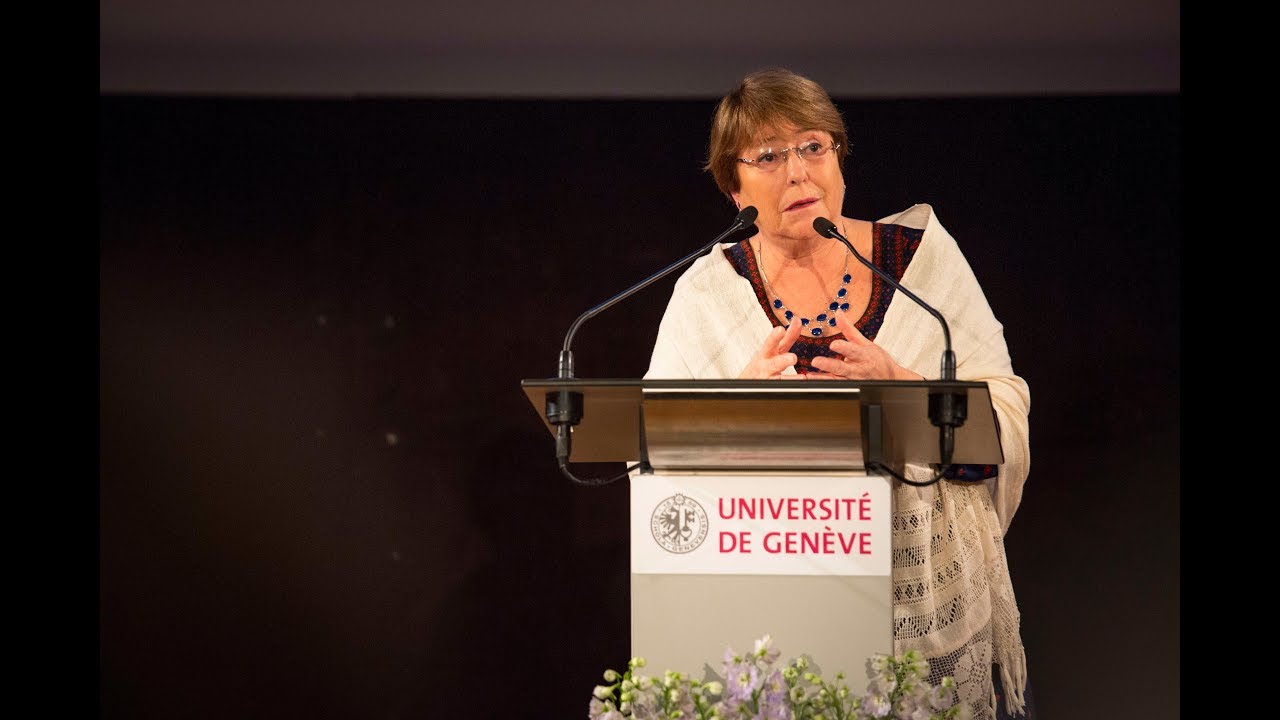 Human Rights in a New Era (VO) - Lecture by Michelle Bachelet suisse italienne