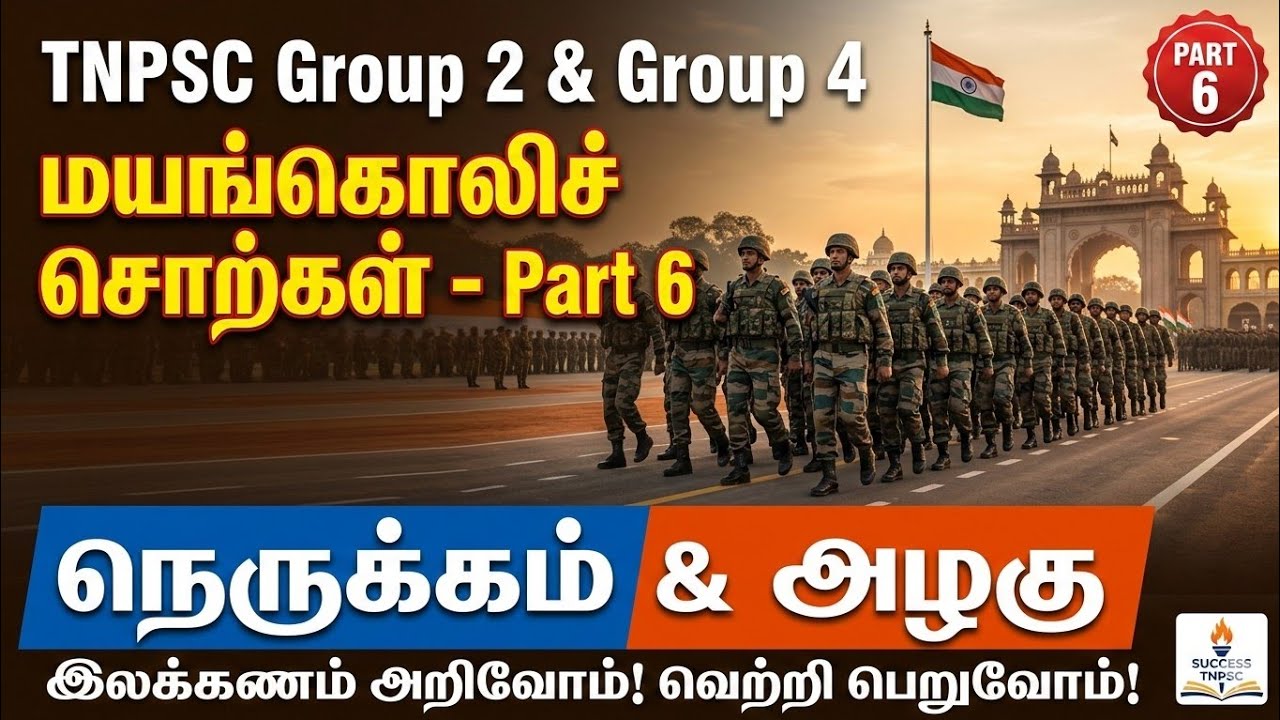 மயங்கொலிச் சொற்கள் part6 | mayangoli sorgal part6 #tnpsc #tnpscgroup4 #tnpscgroup2 