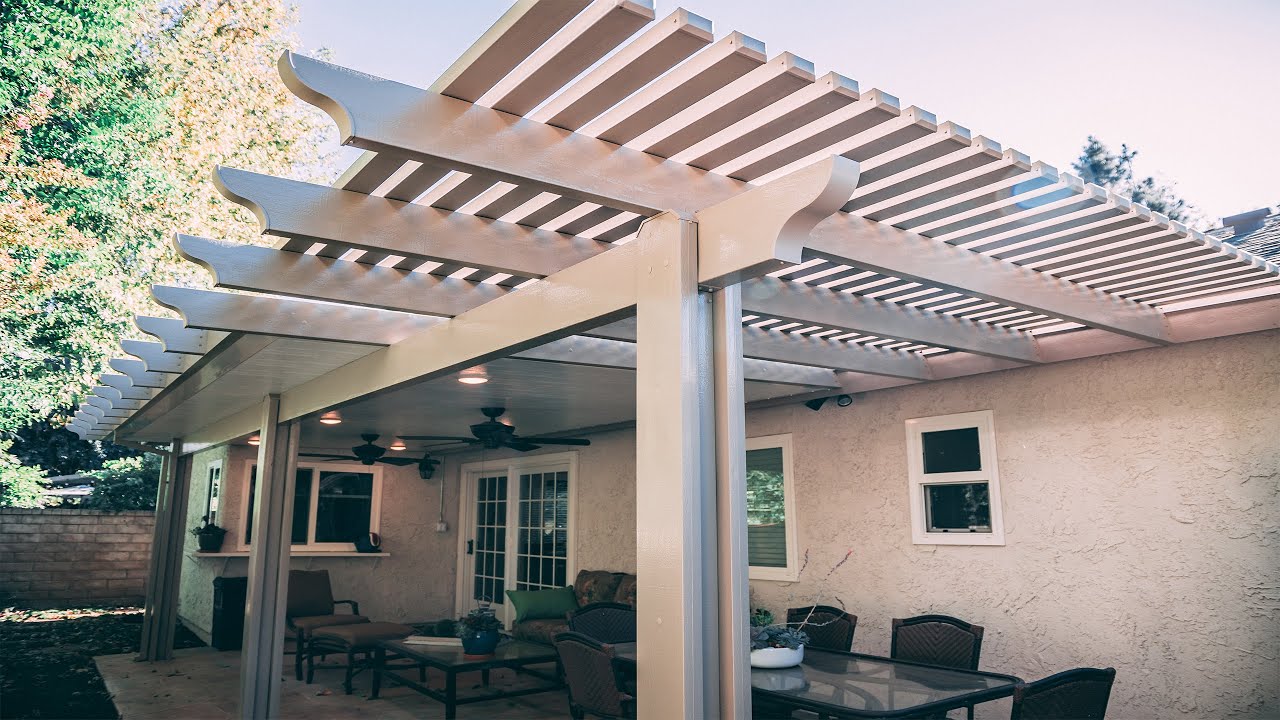 Alumawood Patio Cover / Valencia, Santa Clarita - YouTube