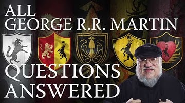 George RR Martin Question Repository