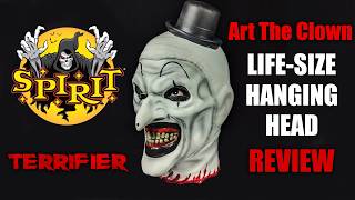 Spirit Halloween Terrifier Art the Clown Hanging Head Prop Review