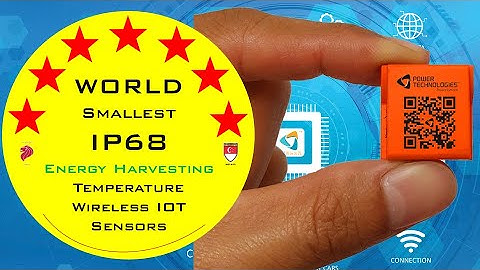 PTSenR Energy Harvesting iIOT Sensor Technology