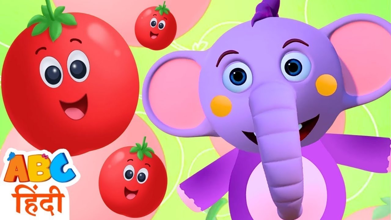 Aha Tamatar BadeMazedar - टमाटर बड़े मज़ेदार | Nursery Rhymes For Kids | Acche Bache Channel