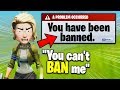 I Pretended I BANNED My Friend... they believed us (Fortnite)