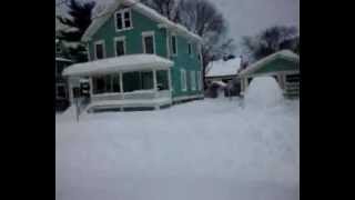 Nevasca em Greenfield/Ma