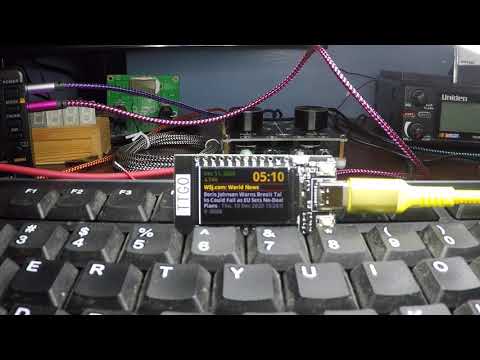 News Reader - TTGO ESP32 T-Display