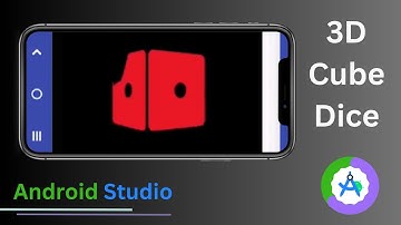 How to make 3D cube with Rotating Dice in Android Studio | JAVA XML | Dice rendering
