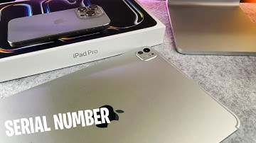 How To Check Serial Number Of iPad Pro M4 / iPad Pro M5