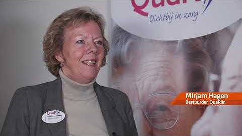 Leiderschap in het verpleeghuis - Mirjam Hagen (QuaRijn)