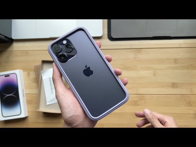 Unboxing + install] iPhone 14 Pro Max Rhinoshield crashguard-nx