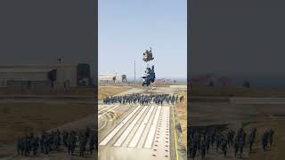 Lots Of Iranian Powerful Soldiers Jump Over A Cargo Helicopters To A Heavy Entery In Israel Gta-5