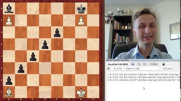 Different coloured bishop endgame (explained)