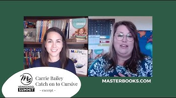 The Heart Behind Catch on to Cursive ... an Excerpt from Master Books Curriculum Summit