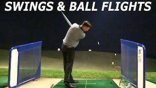 Insane Swings, Ball Flights & 2 Iron Stingers