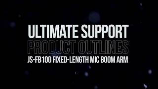 Ultimate Support Product Outlines - JS-FB100 Fixed-Length Mic Boom Arm