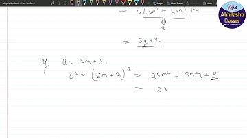 XREALQ026 _ Show that square of any positive integer cannot be of the form 5q + 2 or 5q + 3.