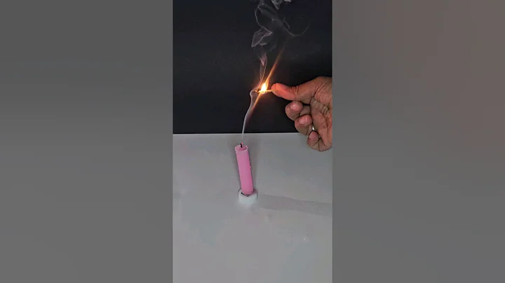 Fire with candle magic experiment #shorts #experiment