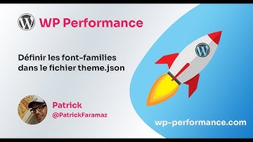 Définir les polices dans le fichier theme.json [wordpress]