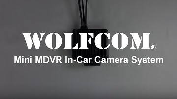 WOLFCOM Police In-Car Camera System Mini MDVR
