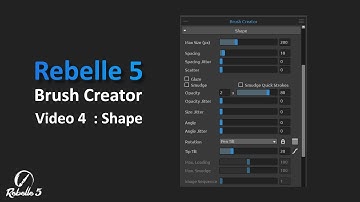 Rebelle 5 Brush Creator Tutorial Series: Shape Settings and Curve Editor