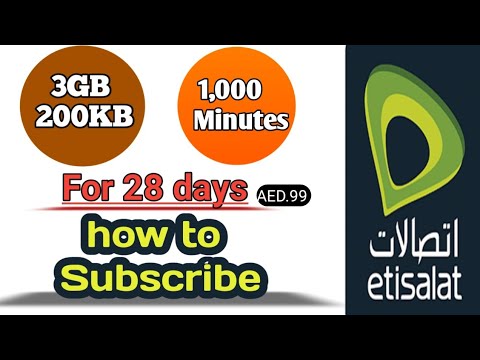 etisalat data