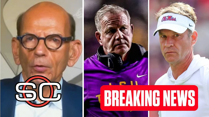 ESPN College Football | LSU is enticing enough for Lane Kiffin to leave Ole Miss - Paul Finabium