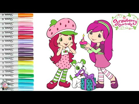 Strawberry Shortcake Coloring Book -  So Very Raspberry