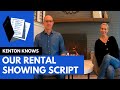 Rental Showing Script  #rentalshowing #findingtenants #propertymanagement