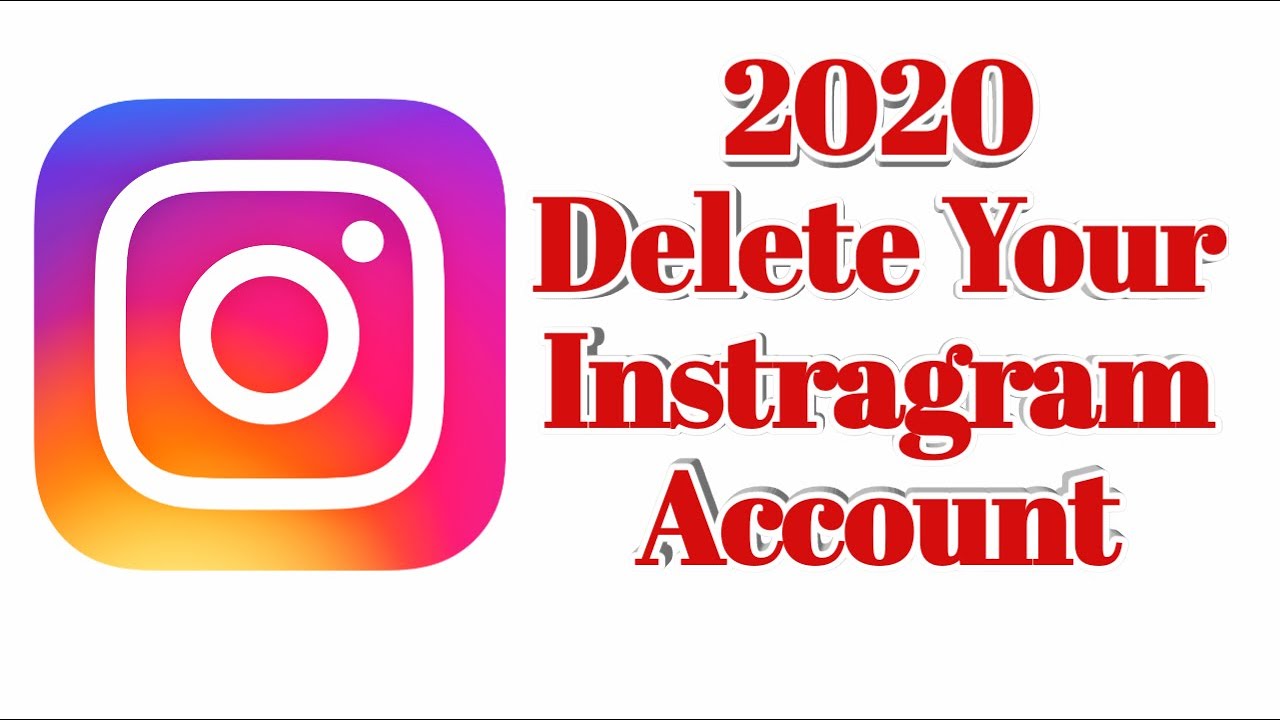 How to Delete Instagram Account 2020 [New] - YouTube