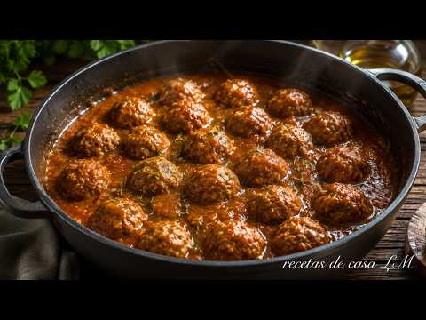 Albóndigas en Salsa | La Receta Casera Más Fácil y Sabrosa