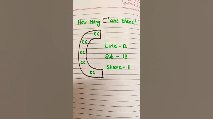 how many 'C' are there?🧐🤔#art #shorts #writing #puzzle #challenge #creative