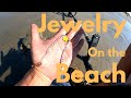 Metal Detecting the Beach with the XP Deus 2.  Jewelry on the Beach!