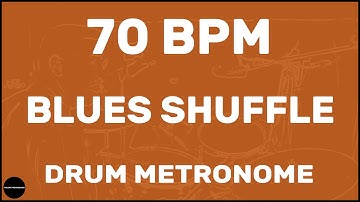 Blues Shuffle | Drum Metronome Loop | 70 BPM