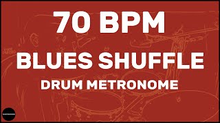 Blues Shuffle | Drum Metronome Loop | 70 BPM