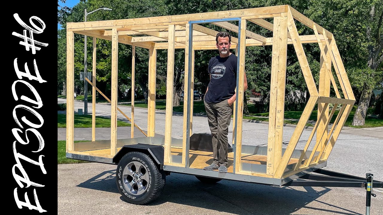 ⁣How to Build a Travel Trailer - DIY Guide to Installing the Floor and Framing