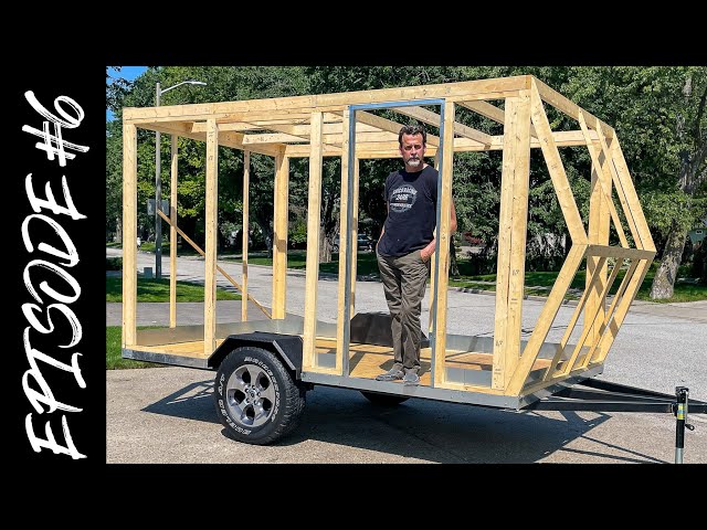 How to Build a Travel Trailer - DIY Guide to Installing the Floor and Framing class=