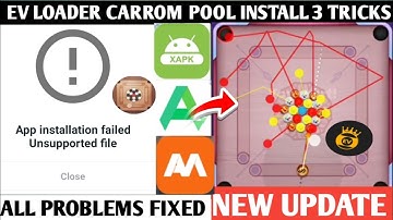 Carrom pool aim hack | Ev Loader & carrom pool install All problem fixed|