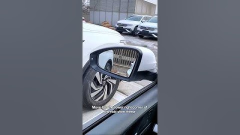 Correctly adjusting your rearview mirror can avoid traffic accidents #car #carsafety #driving#skills