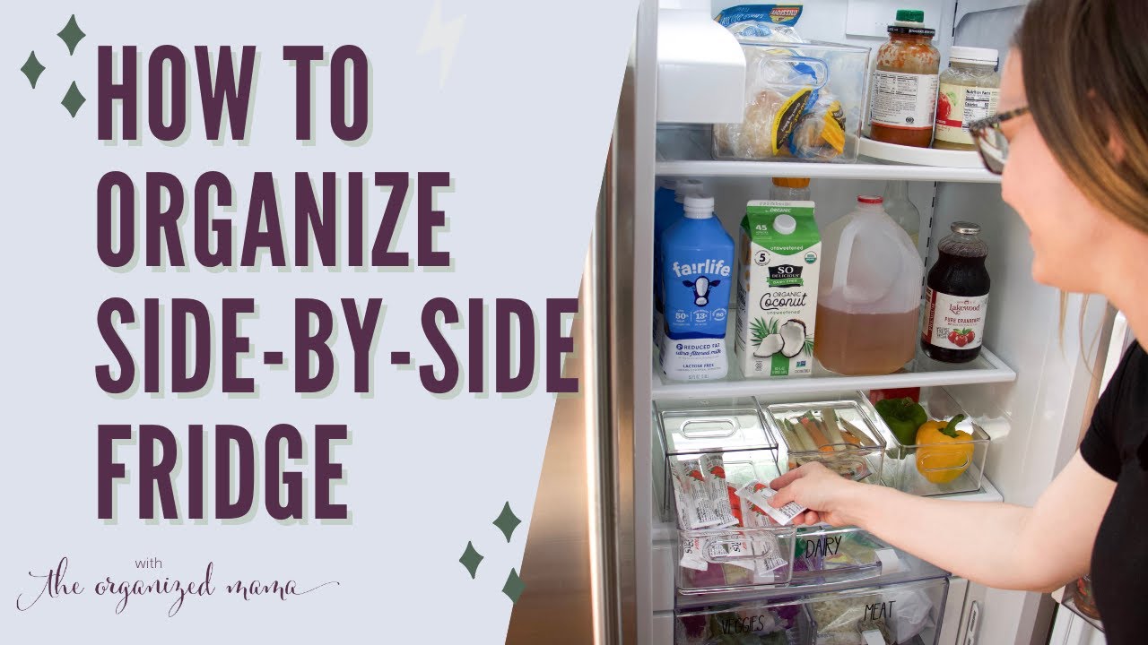 How To Organize Side By Side Freezer