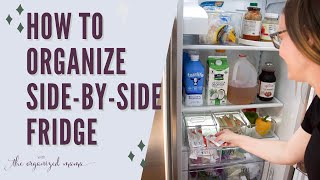 Lets organize the freezer!💗✨, side by side freezer organization idea, organizing