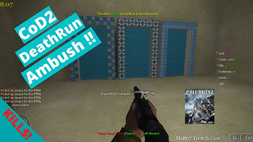 Savage Parkour map CoD2 online Deathrun server!