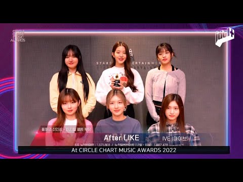 [써클어워즈] 올해의 신인상 피지컬 앨범부문 아이브 수상소감