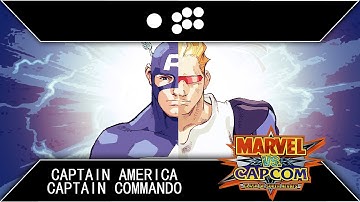 Marvel vs. Capcom Clash of Super Heroes: Captain America & Captain Commando Arcade Playthrough