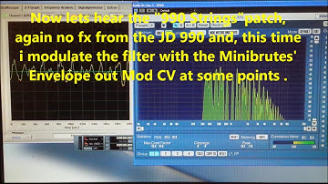 DIY analogue synth project (The SEM VCF 4 Pole prototype Test Demo 02 with JD 990)